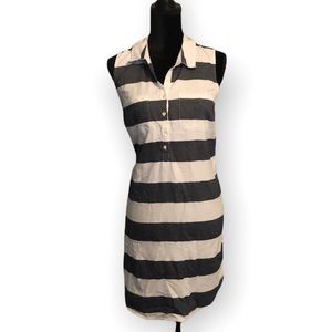 Old Navy Polo Sleeveless Striped Dress Medium